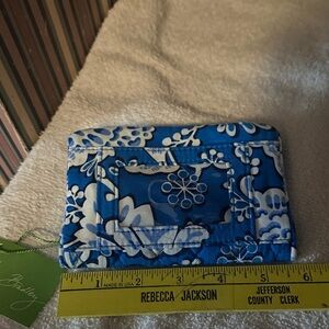 Vera Bradley blue lagoon one for the moneyBlue and White Floral